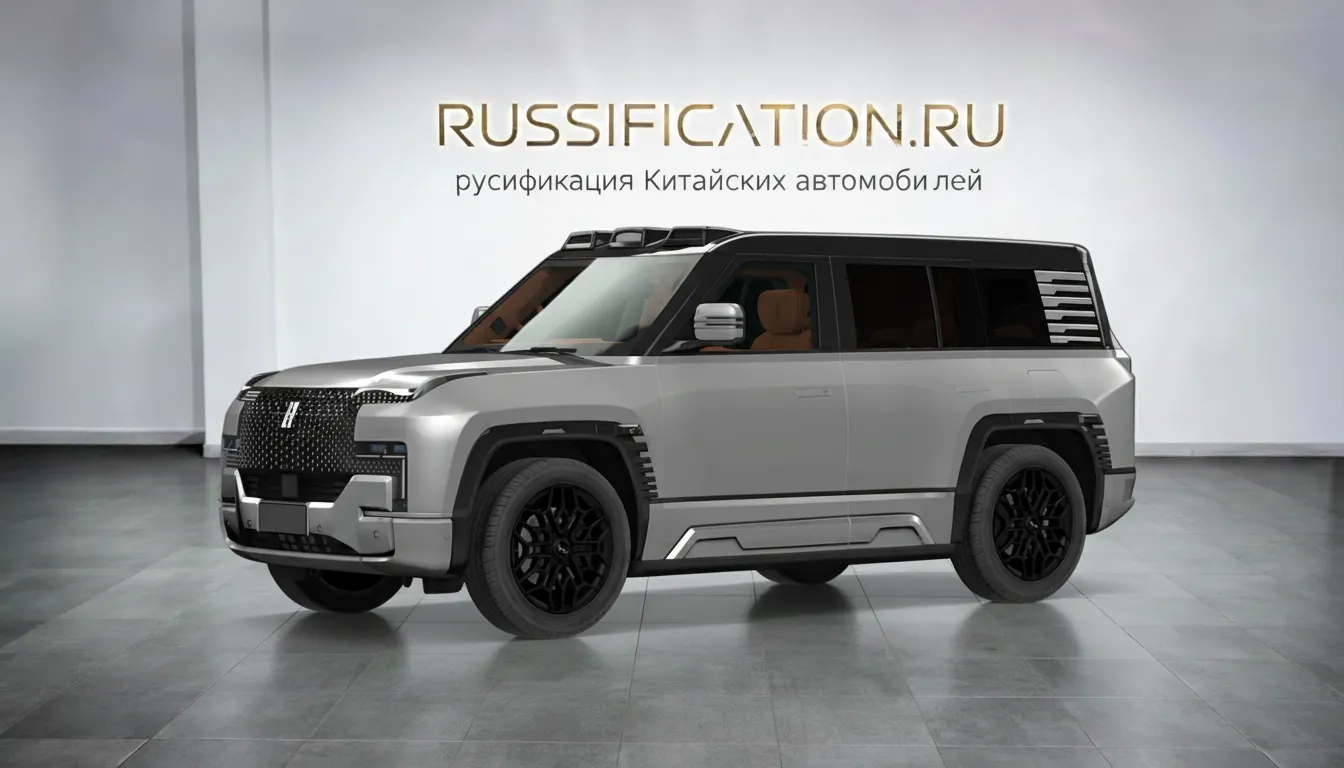 Русификация BYD Yangwang U8 в Москве - профессиональный перевод интерфейса BYD на русский язык