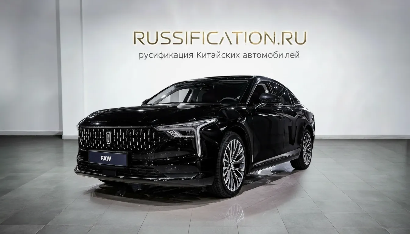 Русификация FAW Bestune B70 в Москве - профессиональный перевод интерфейса китайского автомобиля FAW Bestune на русский язык