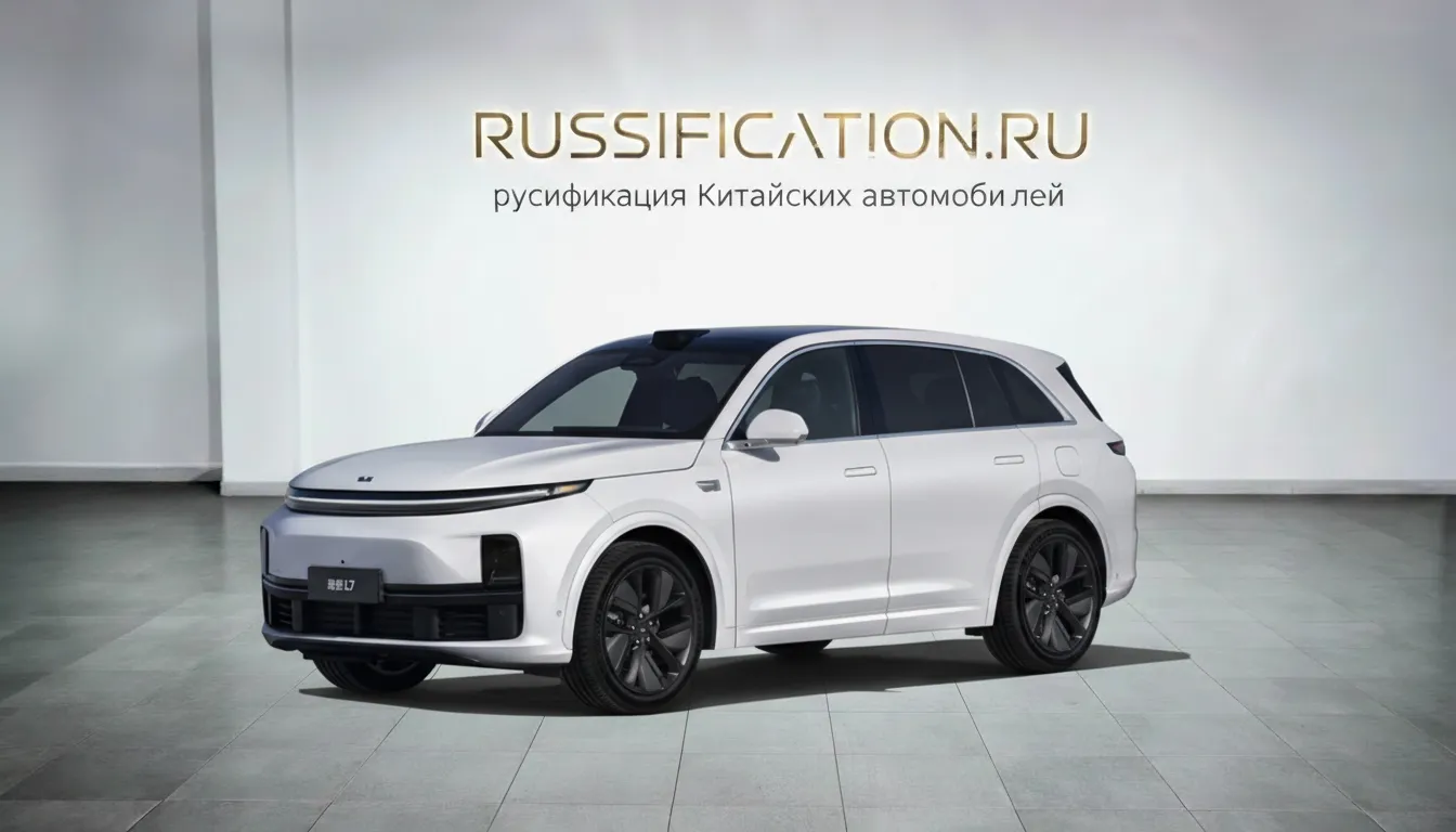 Русификация LiXiang L7 в Москве - профессиональный перевод интерфейса LiXiang на русский язык